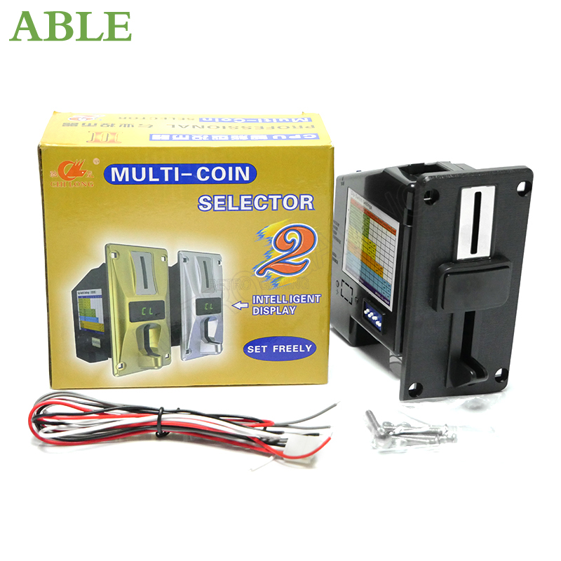 Arcade Games And Vending - Multi Coin Acceptor เลือก CL-168ที่แตกต่างกันเหรียญอิเล็กทรอนิกส์ลงสำหรับเกมอาเขตกลไกเครื่องหยอดเหรียญ