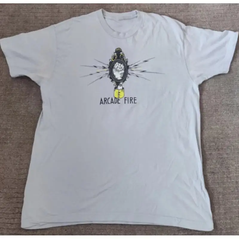 Arcade No - เสื้อยืดสีขาว Arcade Fire For Friends ผ้าฝ้ายทุกขนาด