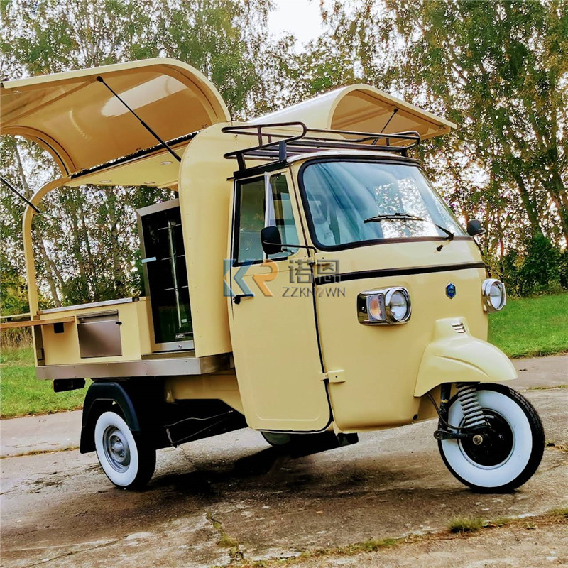 Hot Dog Vending Cart - OEM รถสามล้อไฟฟ้ารถเข็น Fast 3 ล้อรถบรรทุกอาหารสําหรับขาย Hot