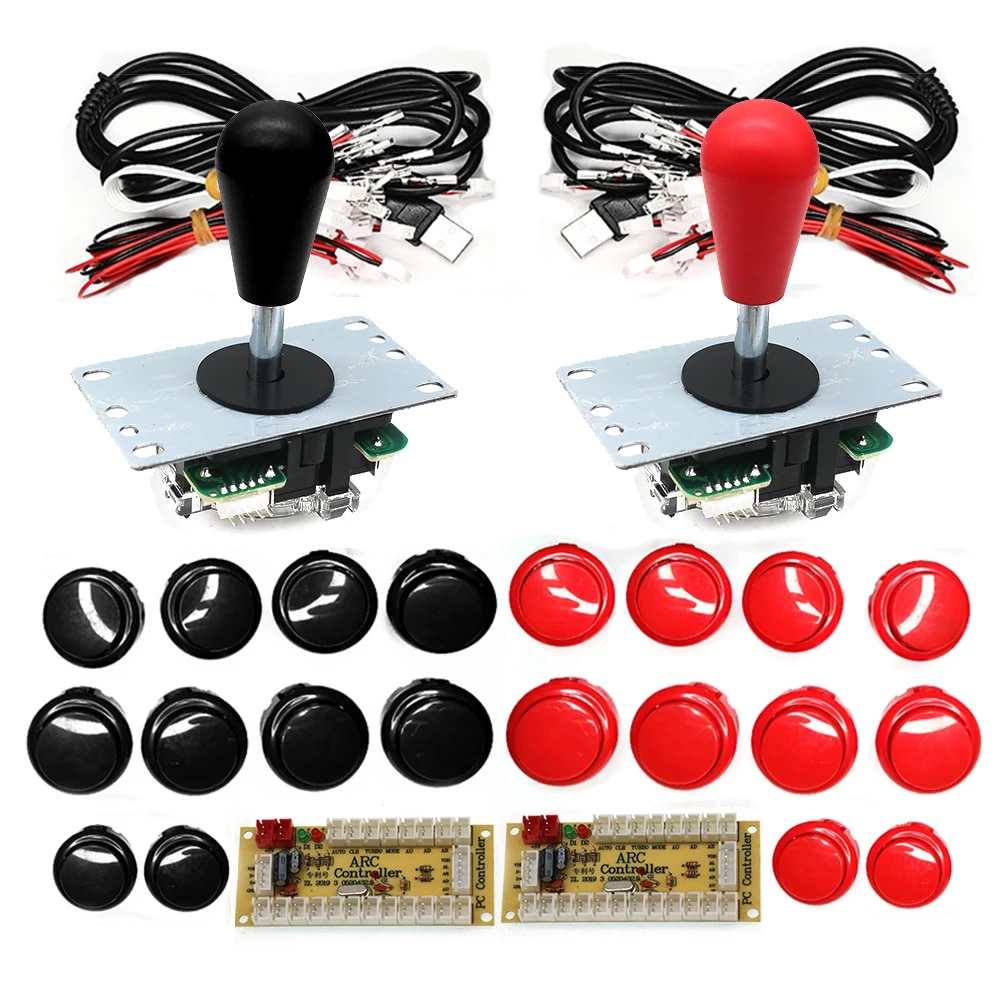Arcade Vibes - คัดลอก SANWA เกมคอนโซลอาเขต DIY ชุด 8