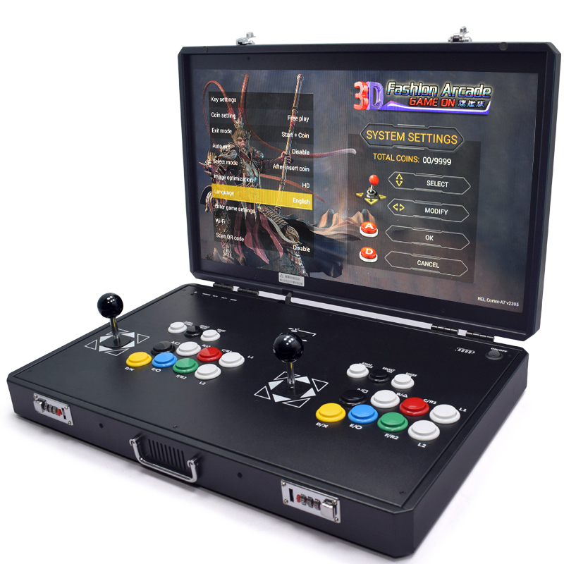 Arcade X - PANDORA H3 24นิ้วจอแอลซีดีคอนโซลอาเขต, 23000เกม, บอร์ดผู้เล่น PCB