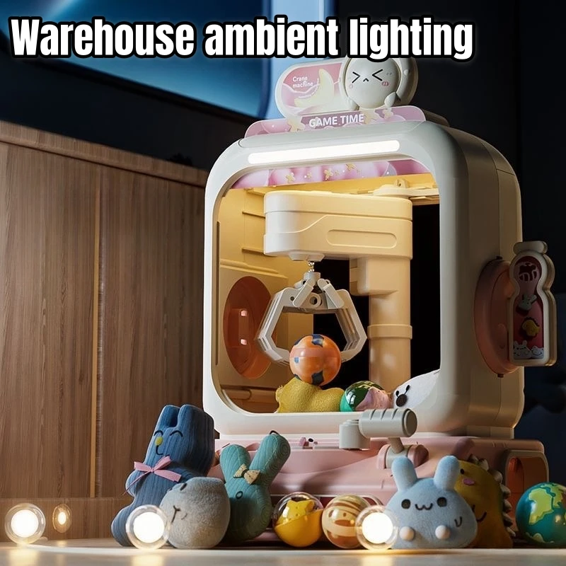 Arcade Games And Vending - เครื่องเกมคีบตุ๊กตาอิเล็กทรอนิกส์ ปรับระดับได้ พร้อมเสียงเพลง ของขวัญวันเกิดสำหรับเด็ก