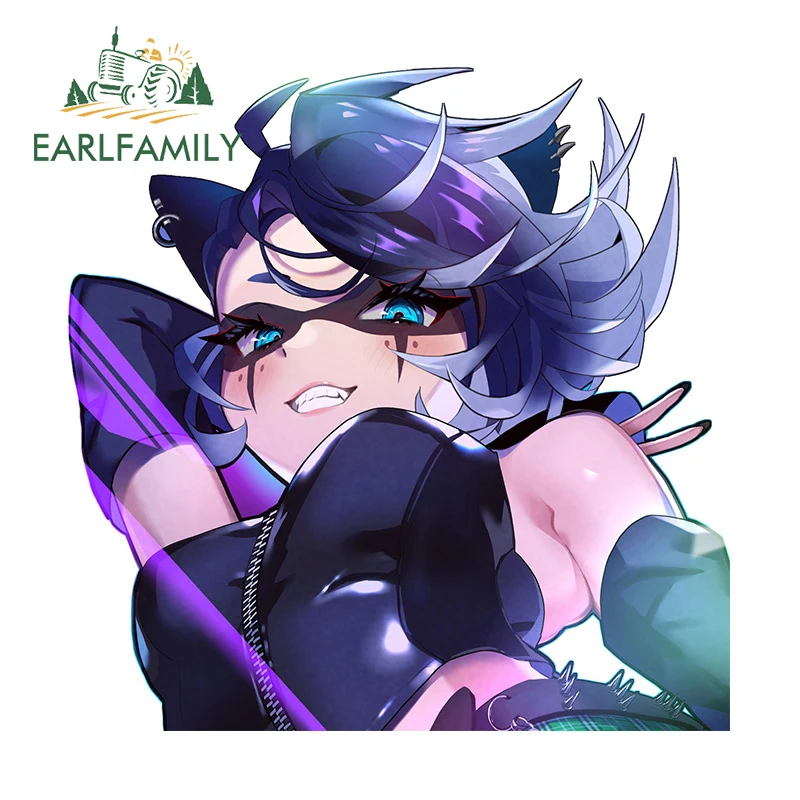 Arcade X - EARLFAMILY 13 ซม.X 13 ซม.เซ็กซี่อะนิเมะสาวแฟนอาร์ตสติกเกอร์รถเกมอาร์เคด NSFW