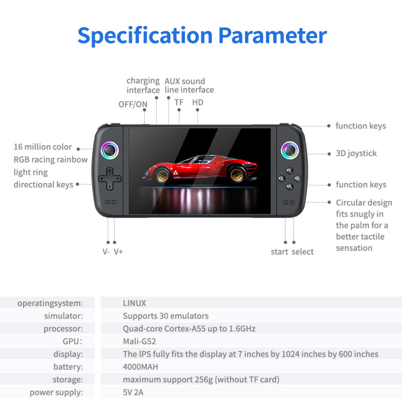 เครื่องเล่นเกมพกพา M27 หน้าจอใ - Arcade Vibes บทวิจารณ์และราคา
