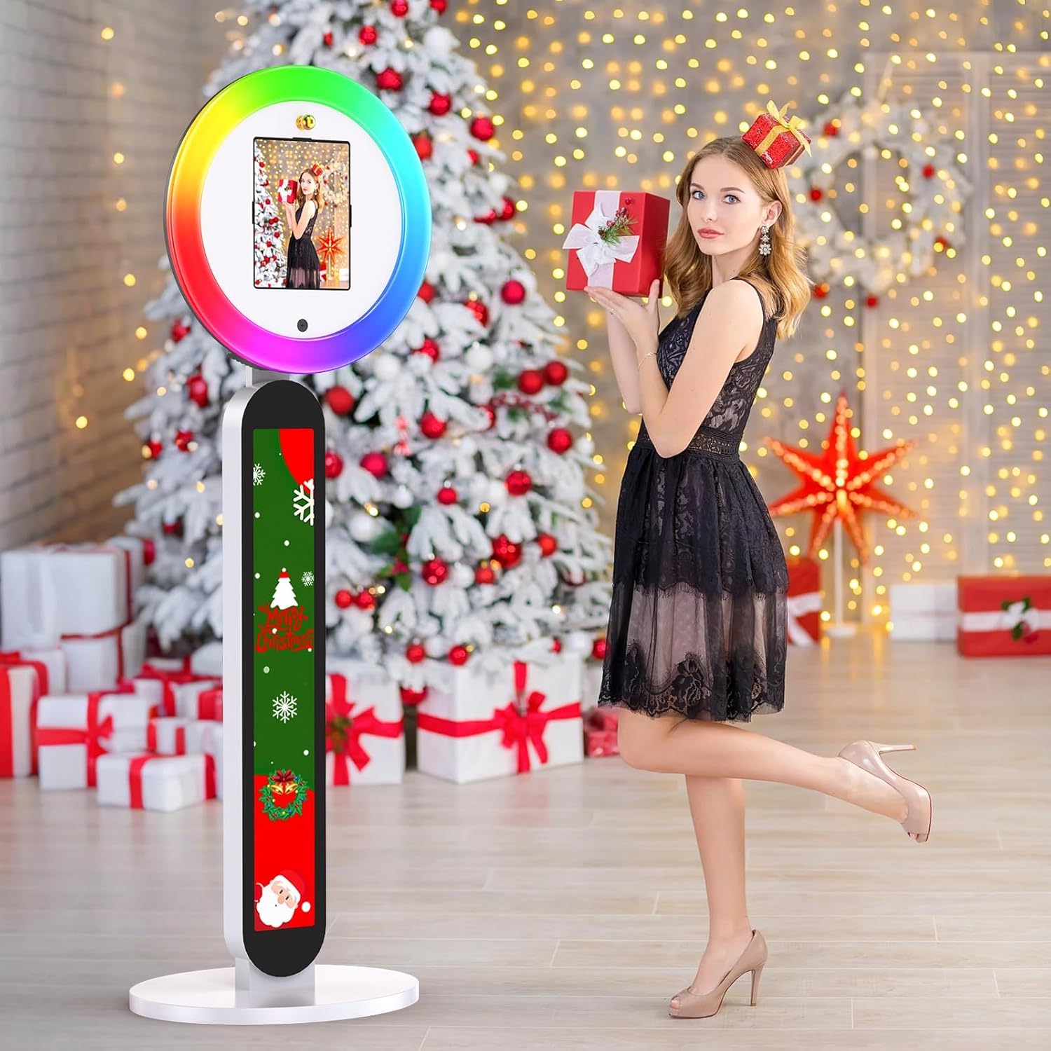 ตู้ถ่ายภาพพกพา iPad สำหรับงานแ - Photo Booth Machine บทวิจารณ์และราคา