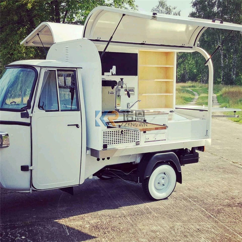 OEM รถสามล้อไฟฟ้ารถเข็น Fast 3 - Hot Dog Vending Cart บทวิจารณ์และราคา