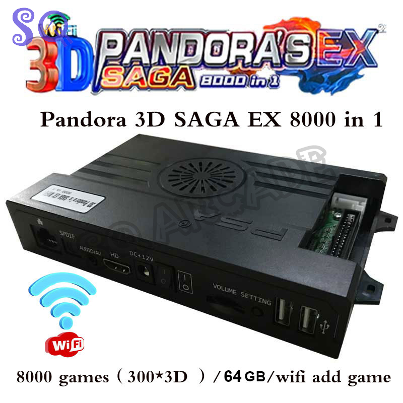 แผงเกม Arcade Pandora EX2 8000 - Arcade X บทวิจารณ์และราคา