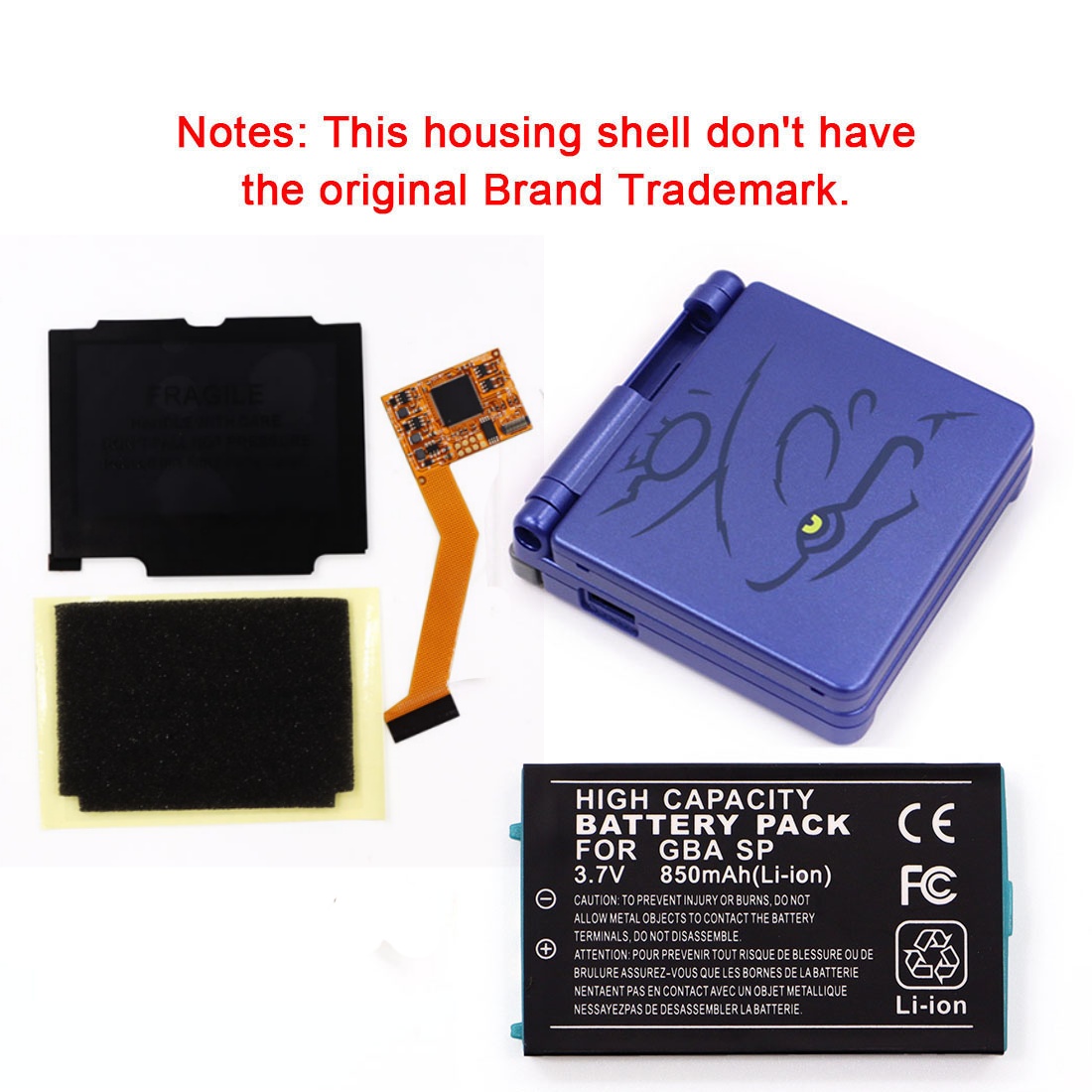 สำหรับชุดแบตเตอรี่ GBA SP 3.7V - Lcd Screen Arcade บทวิจารณ์และราคา