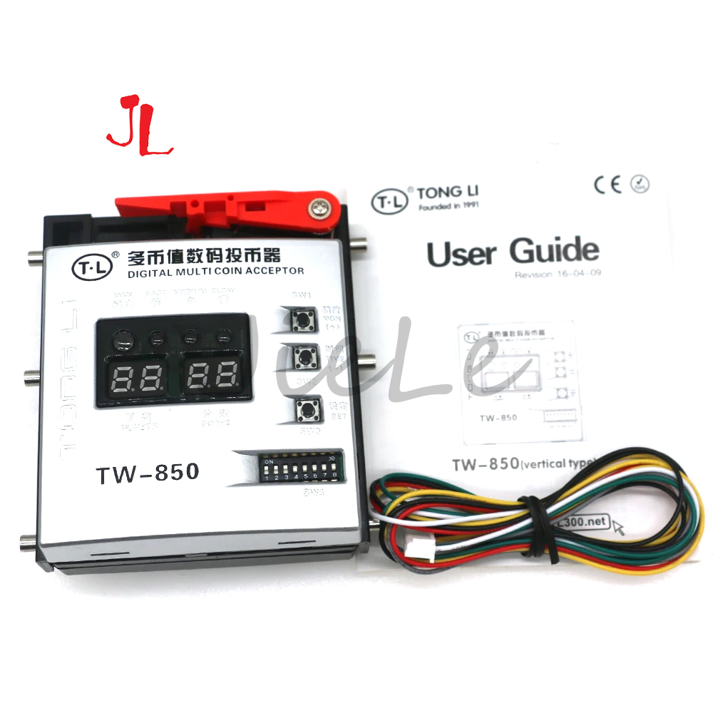ตัวรับเหรียญหลายตัว TL TW-850, - Arcade Games And Vending บทวิจารณ์และราคา