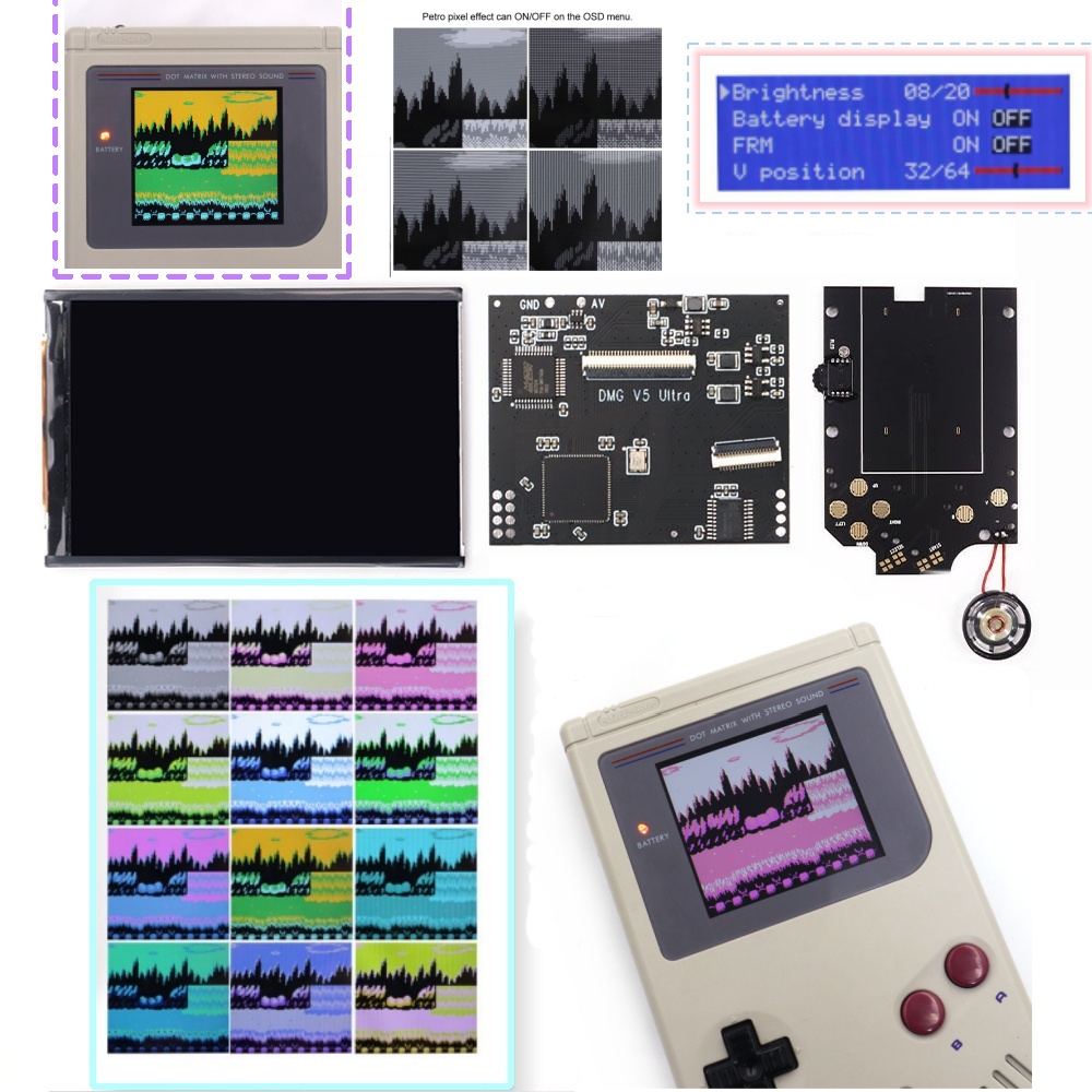 หน้าจอ RIPS 36 สี พร้อมโหมดเปล - Lcd Screen Arcade บทวิจารณ์และราคา