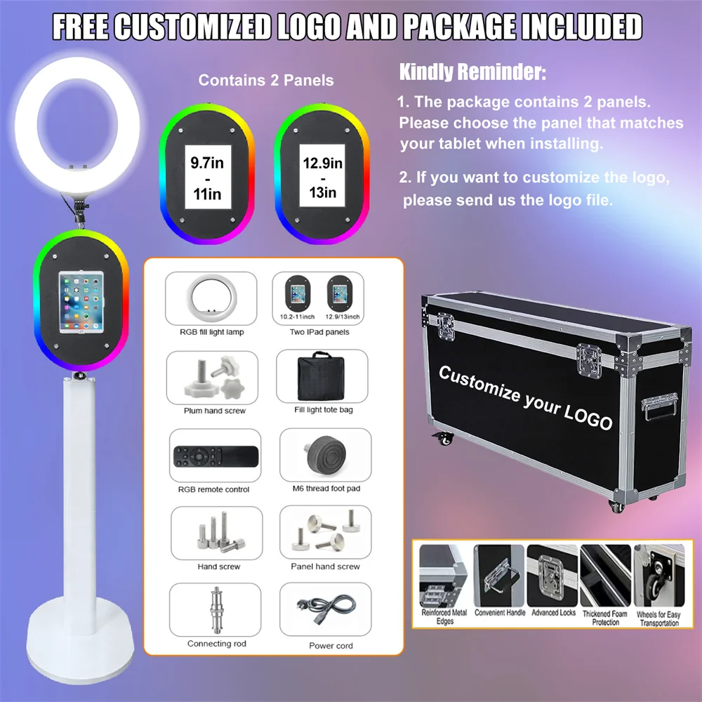 ใหม่แบบพกพา iPad Photo Booth เ - Photo Booth Machine บทวิจารณ์และราคา