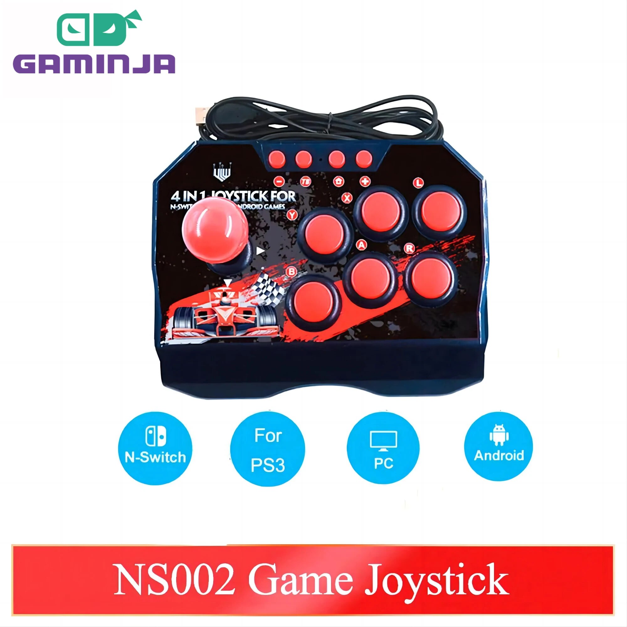 Gaminja NS002 4 in 1 Retro คอน - Arcade Vibes บทวิจารณ์และราคา