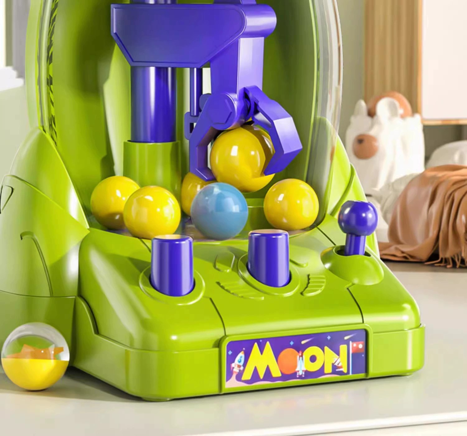 เครื่องจับลูกบอลรูปจรวดอวกาศขน - Claw Crane Machine บทวิจารณ์และราคา
