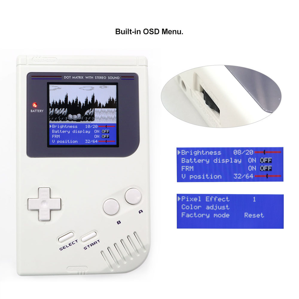 หน้าจอ HISPEEDIDO GB DMG IPS ส - Lcd Screen Arcade บทวิจารณ์และราคา