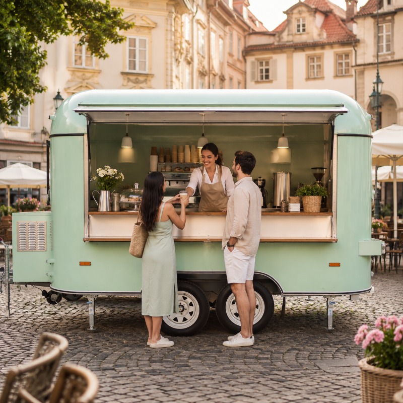 รถขายอาหารเคลื่อนที่แบบกำหนดเอ - Hot Dog Vending Cart บทวิจารณ์และราคา